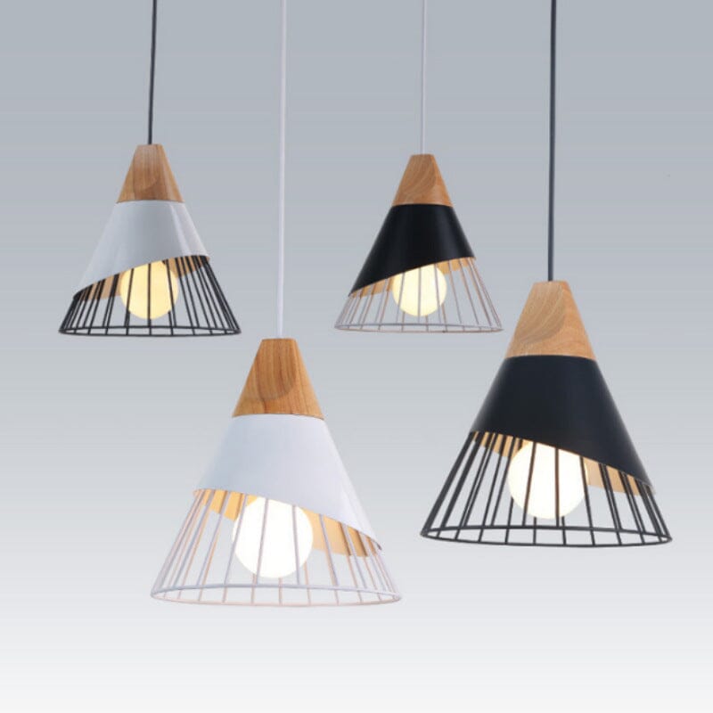 Iron Pendant Light for Living Space Accent
