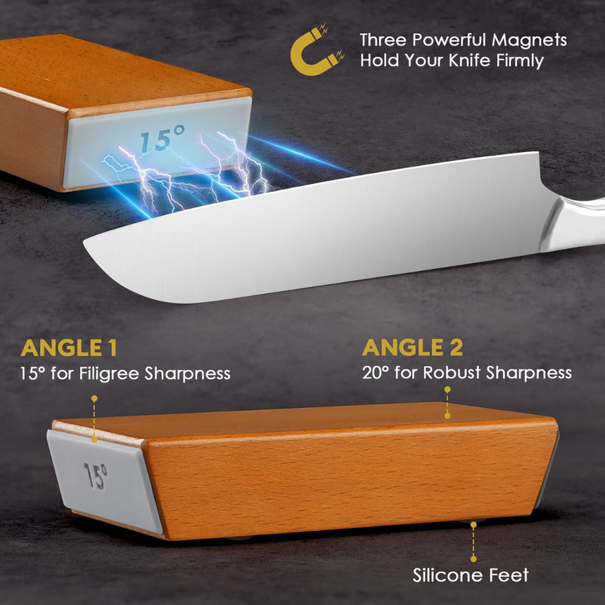 Knife sharpener for home kitchen use