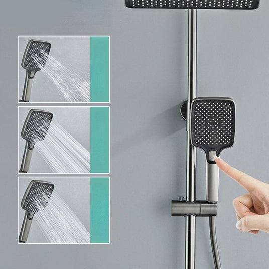 Shower Set Digital Temperature Display Detail