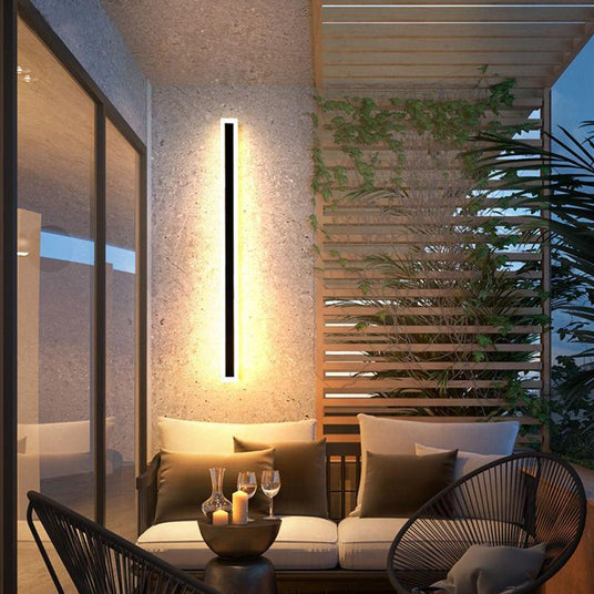 Metal and Acrylic Finish Wall Lamp Design Detail | OroDwell
