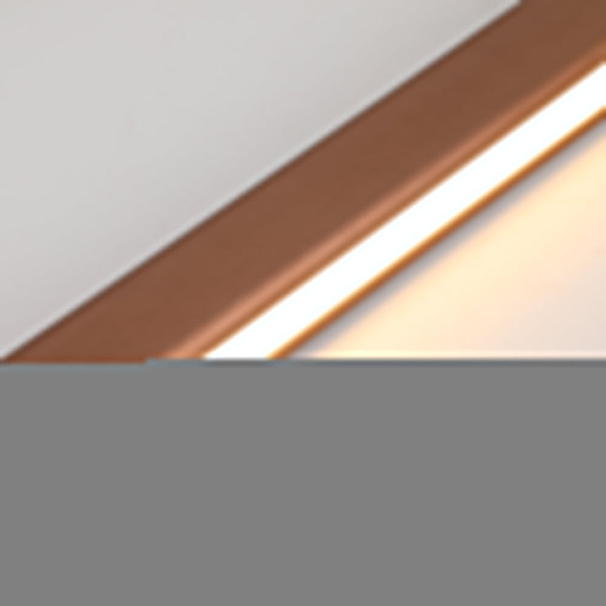 Linear Pendant Light Metal Acrylic Finish Detail