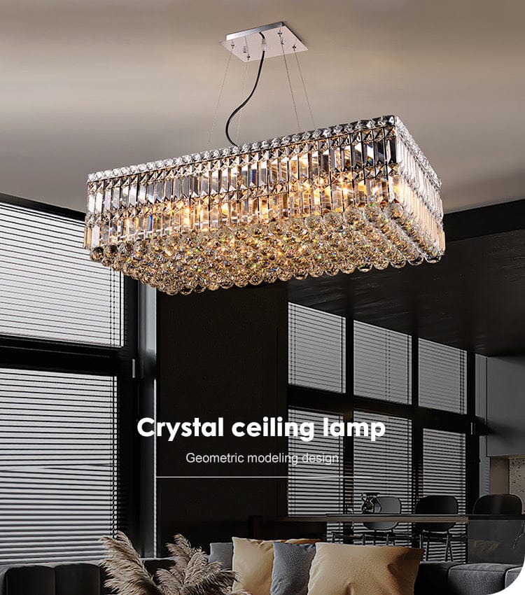 Jade Crystal Chandelier for Study Room