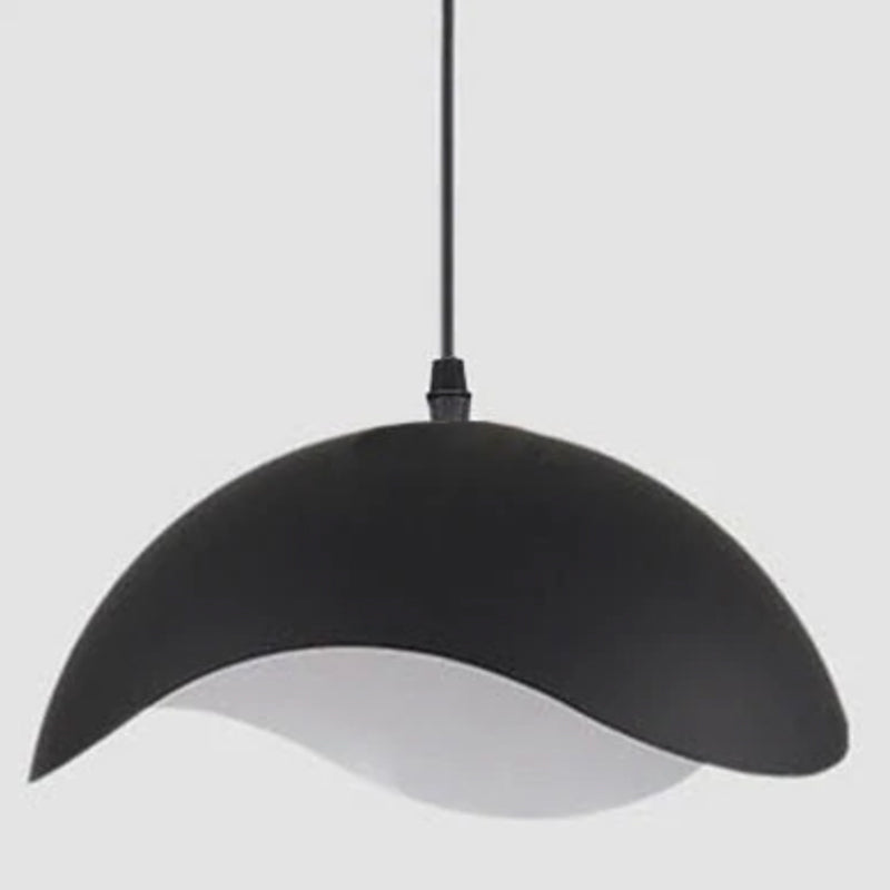 Black Matte Metal Pendant Lamp for Living Room