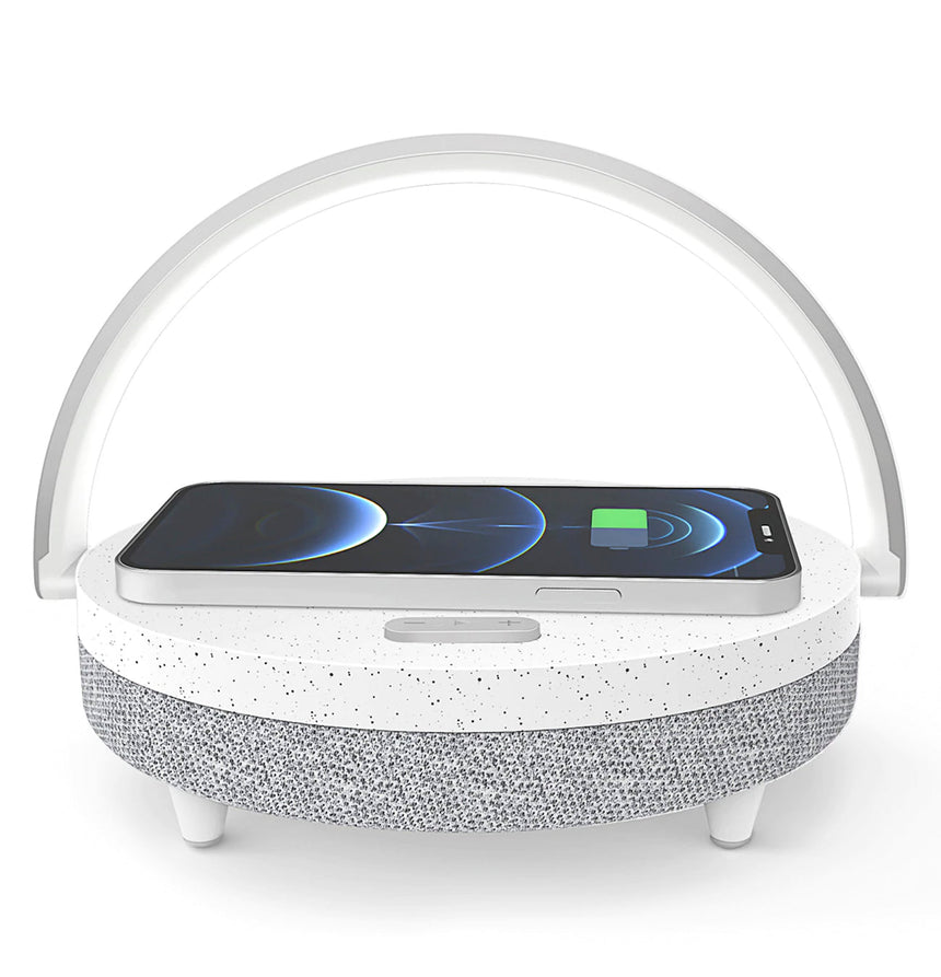 LumaNova Bedside Lamp with Wireless Charging