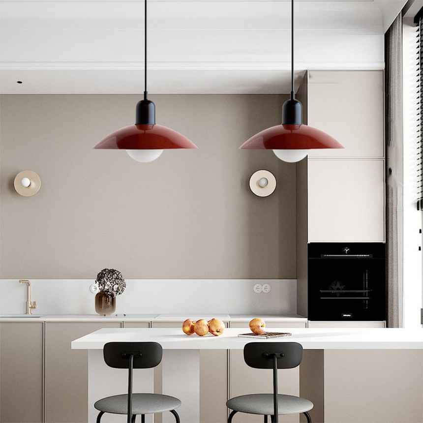 Iron and Glass Pendant Light Product Photography | OroDwell