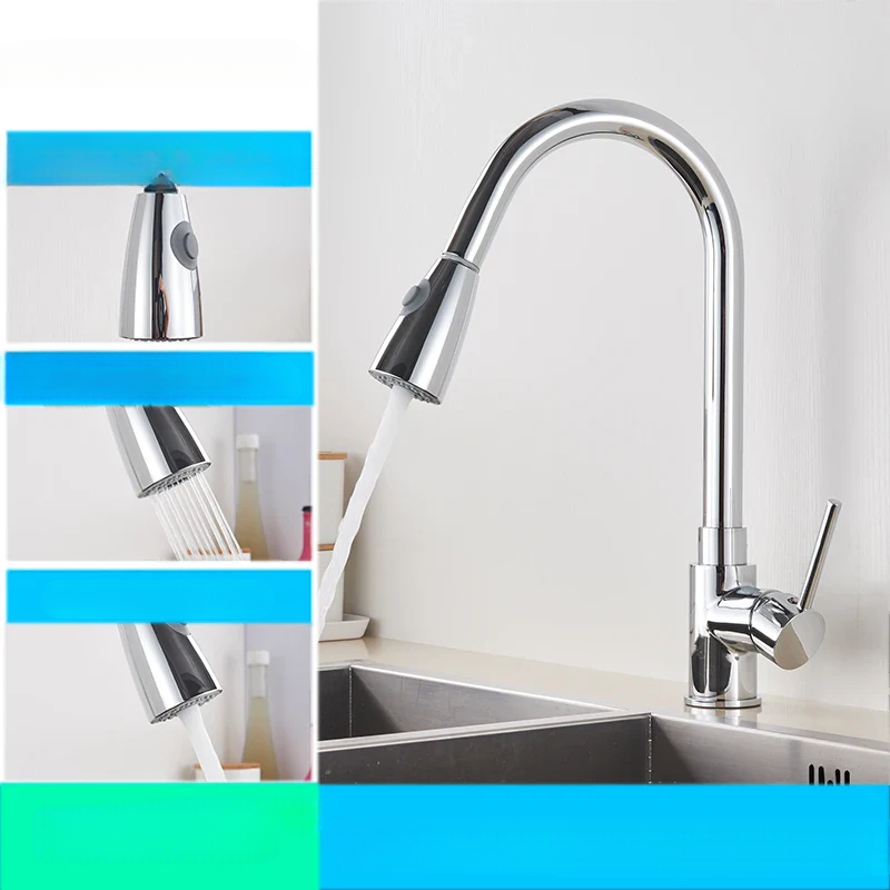 Brushed Nickel Kitchen Faucet Final Detail