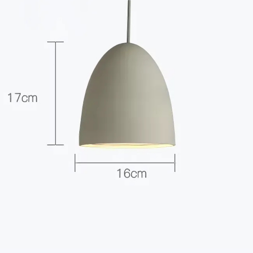 White pendant light for living room decor accent