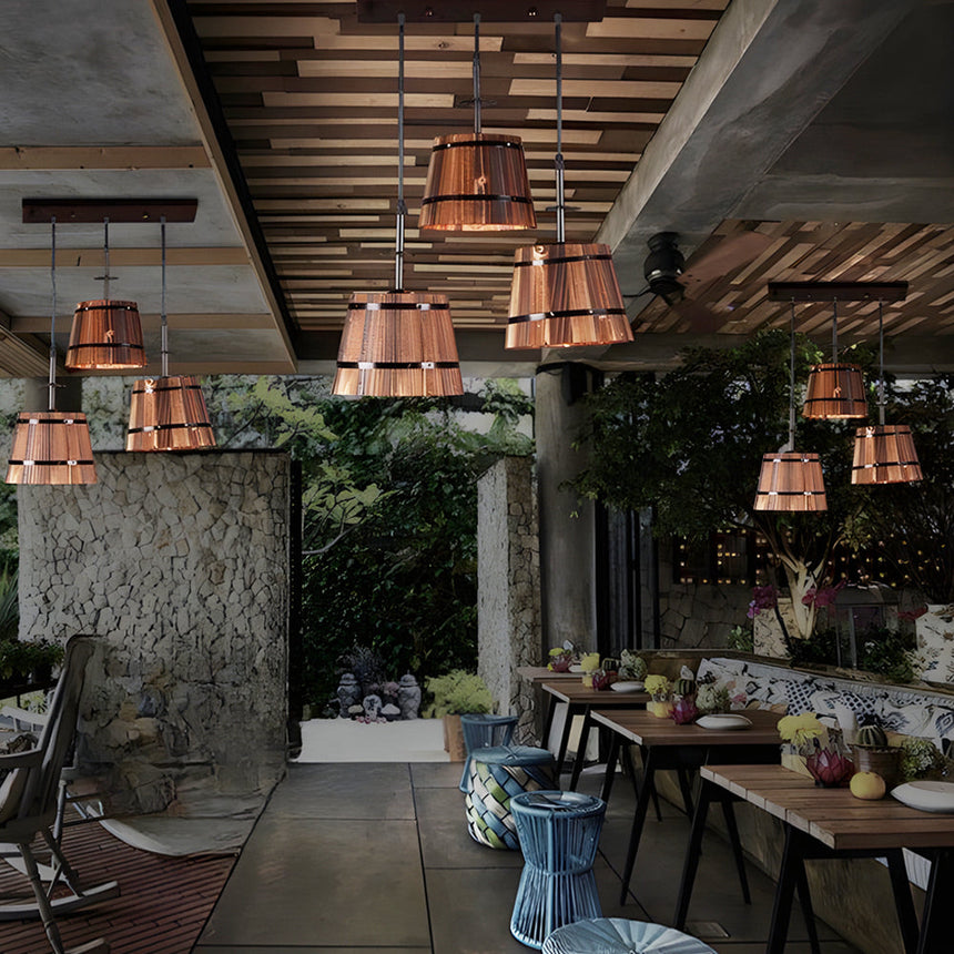 Industrial style pendant light for kitchen decor