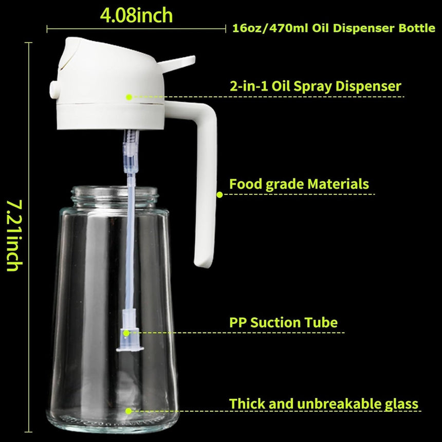 Culina Kitchen Oil Sprayer For Home Cooking - OpalDwell