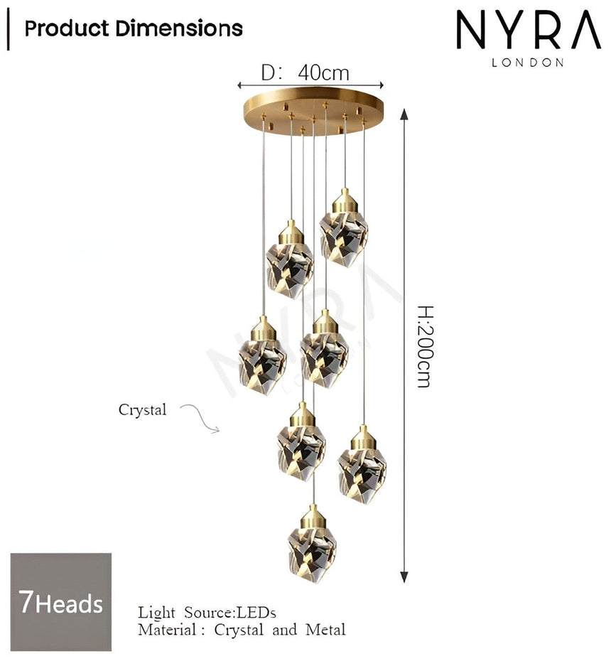 timeless crystal ceiling light fixture
