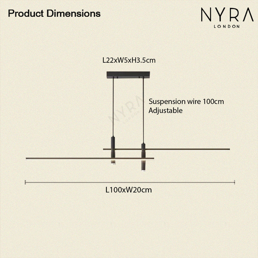 Vellaro Two Light Chandelier - Additional View 3