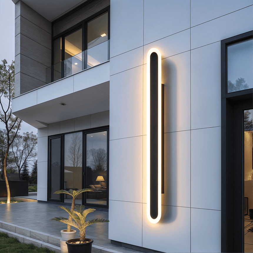 Aluminum outdoor wall strip light for homes