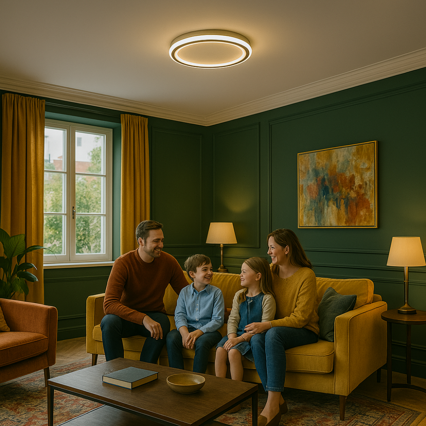 Nordic LED Ceiling Light Close Up