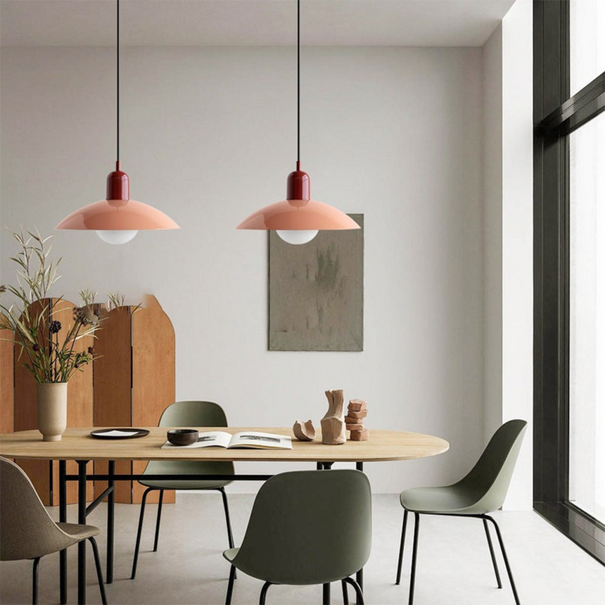 Asterra Pendant Light - Iron and Glass Macaron-Style Design | OroDwell