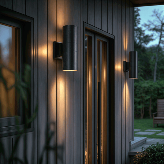 Waterproof wall light for garden entryway