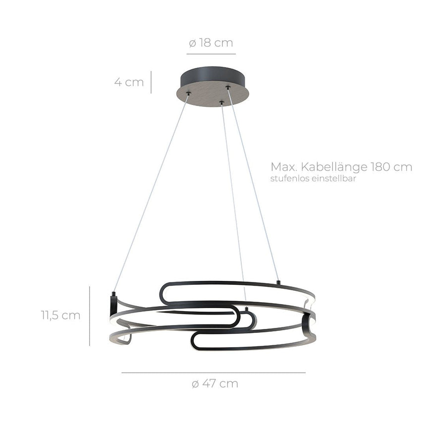 Industrial style pendant light for modern homes