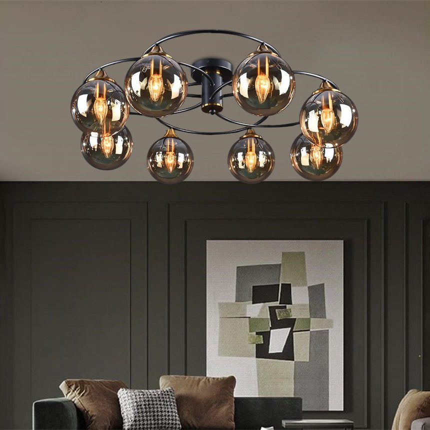 Vintage Chandelier Additional Angle View