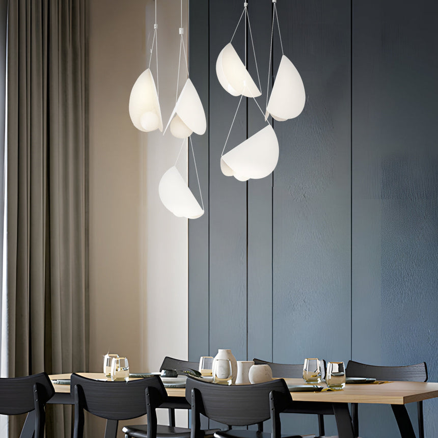 Pendant Lamp Installed Above Dining Table