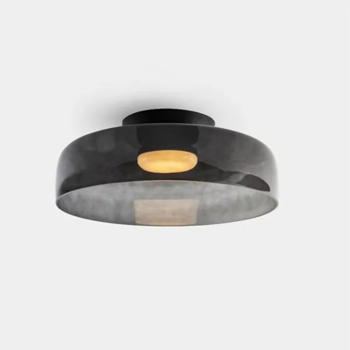 Medieval Glass Ceiling Light Installation View