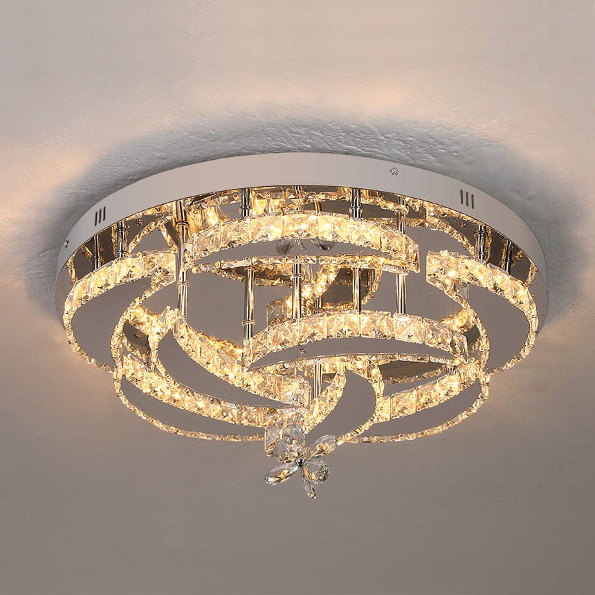 Crystal Ceiling Chandelier for Elegant Interiors
