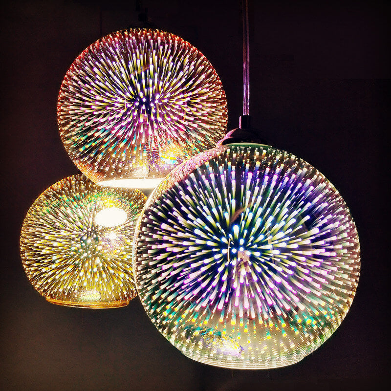 Colorful Glass Dome Detail