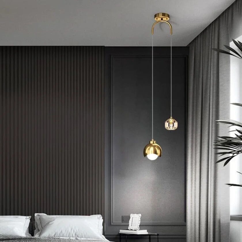 Elaria Crystal Pendant Light for Living Room and Entryway