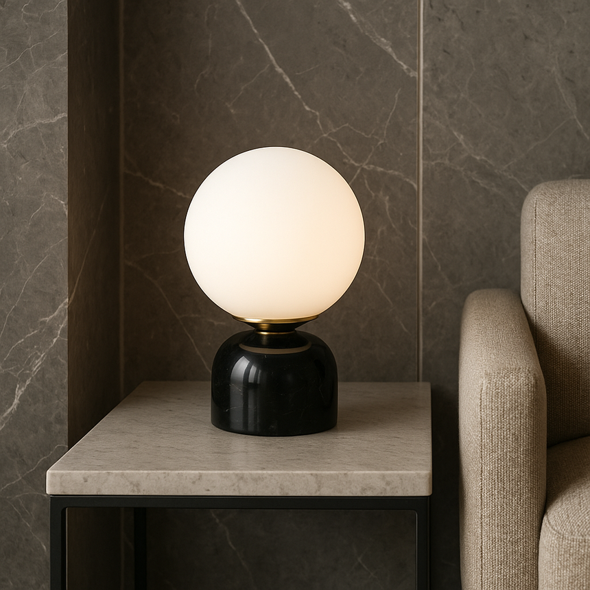 Marble Table Lamp for Contemporary Homes
