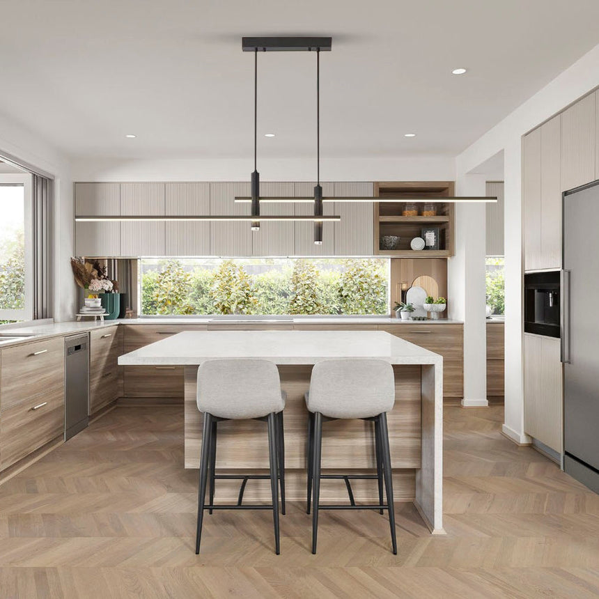 Vellaro Two Light Chandelier for Home Office