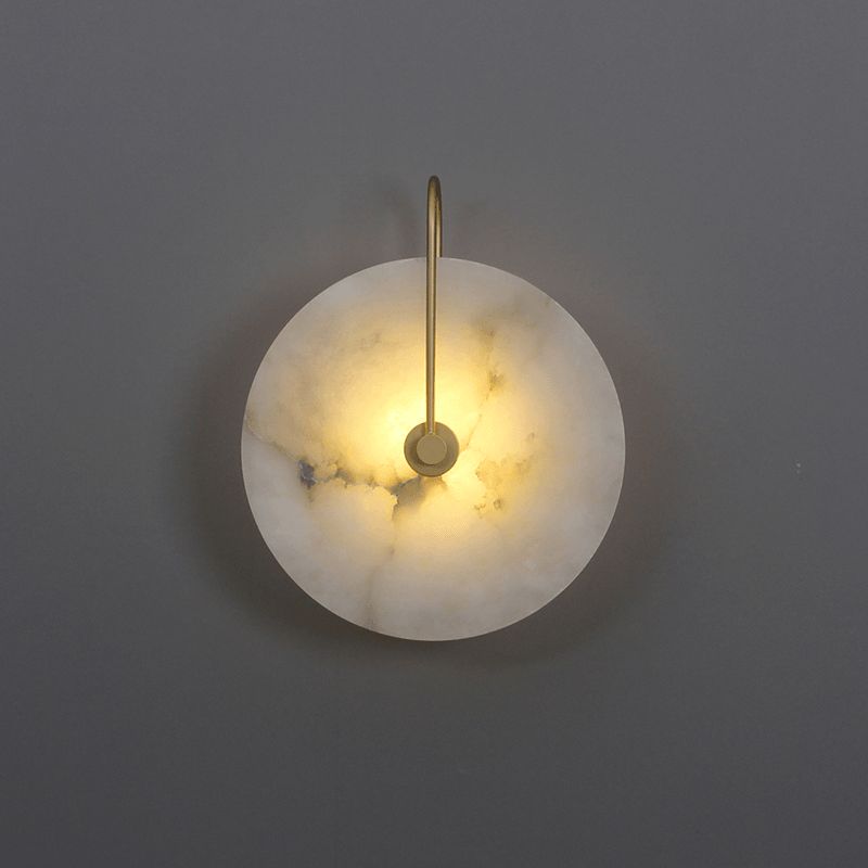 Snowflake Pattern Wall Light Close Detail