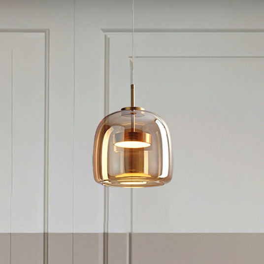 Gold pendant light for living room