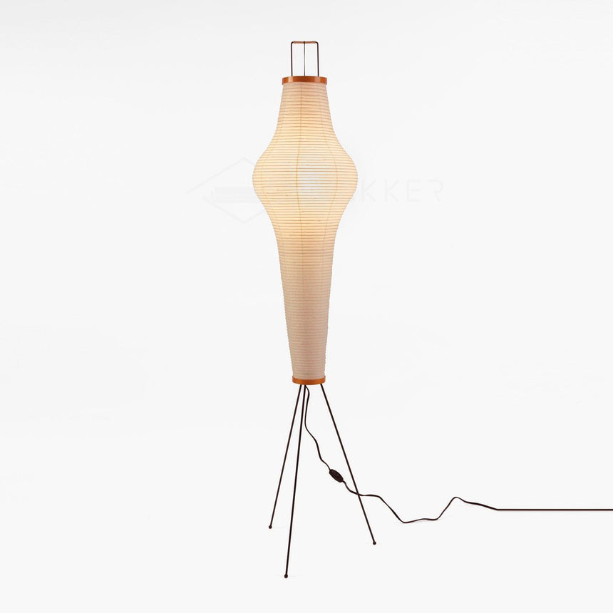 Kazumi Rice Paper Floor Lamp by OpalDwell Soft Ambient Glow OpalDwell
