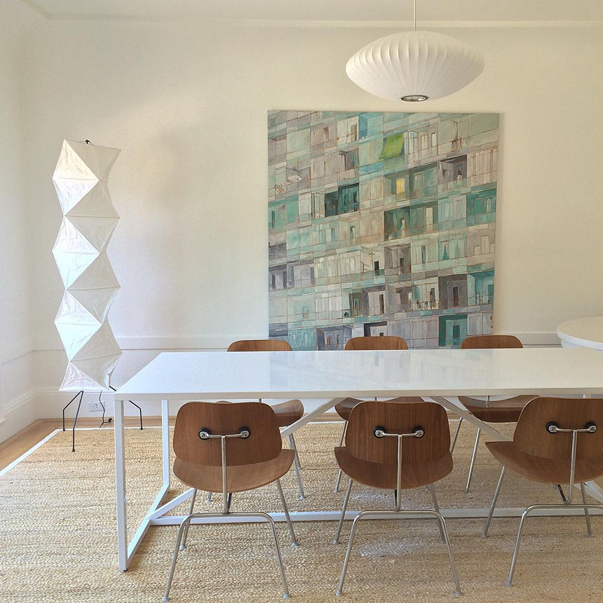 Kaze Rice Paper Floor Lamp - Japanese-Inspired Ambient Glow OpalDwell
