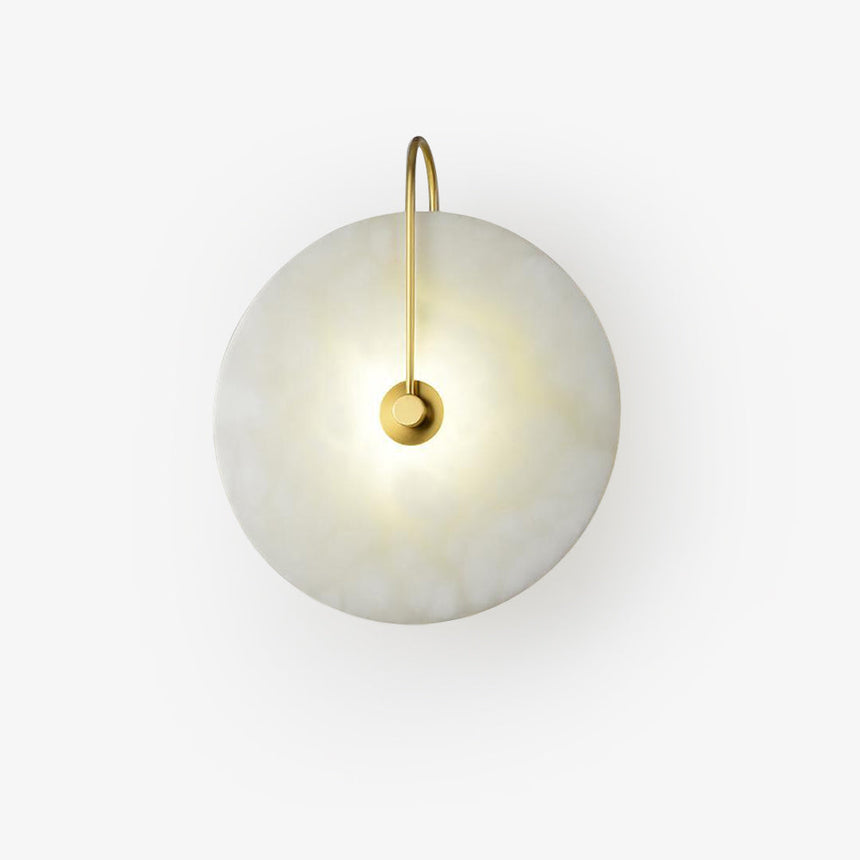 Alabaster Wall Light for Entryway Accent