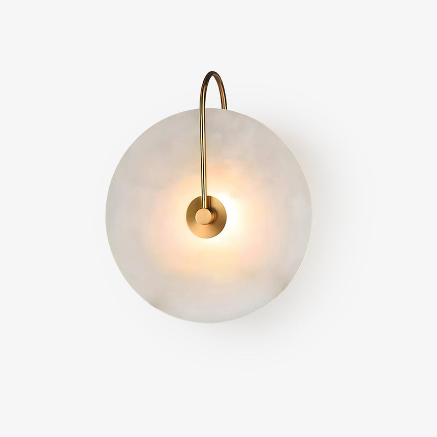 Alabaster Wall Sconce Close Detail