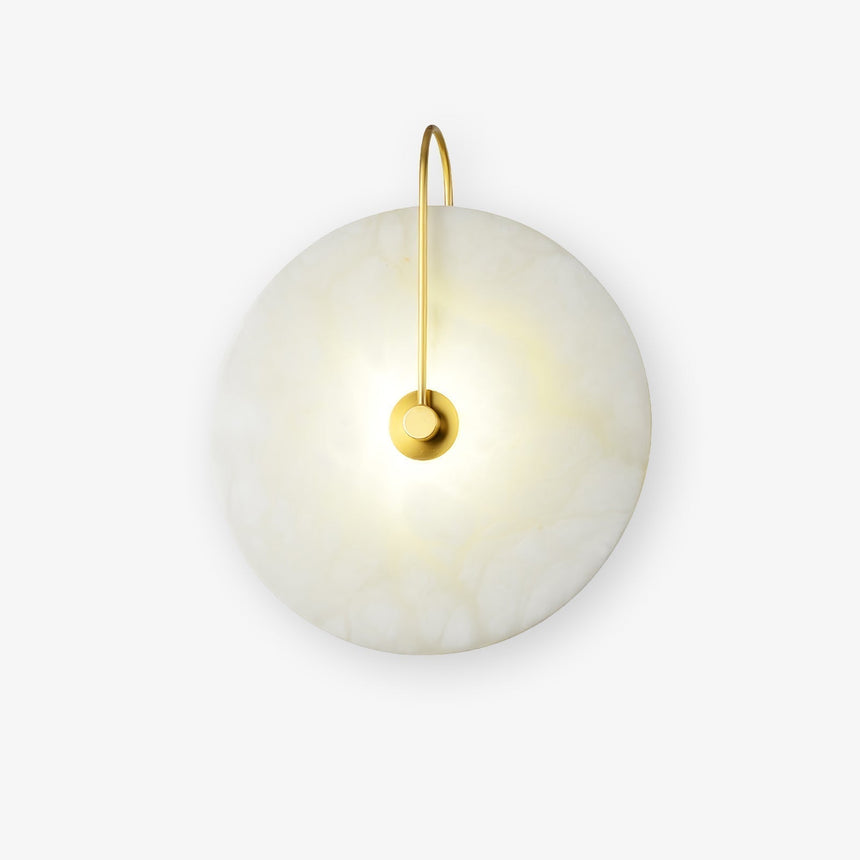 Alabaster Wall Sconce for Hallway Decor