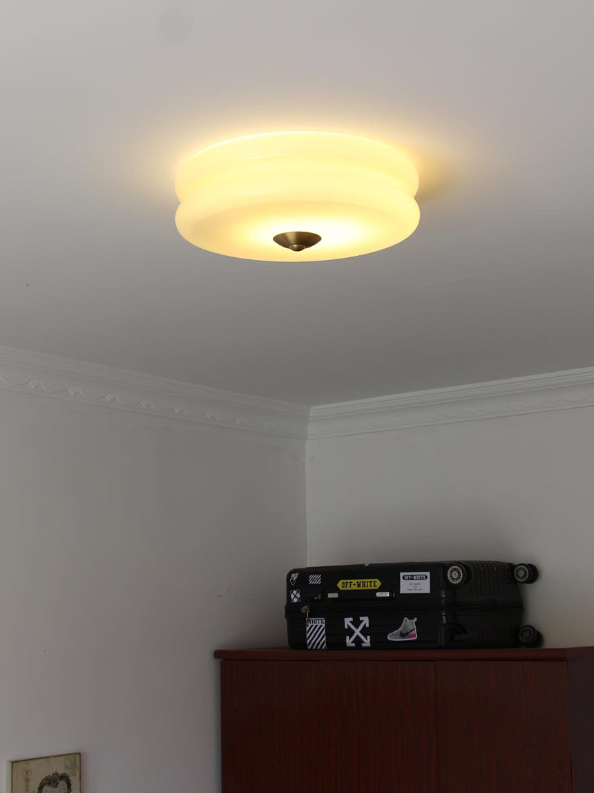 Art Deco Ceiling Light Overhead View
