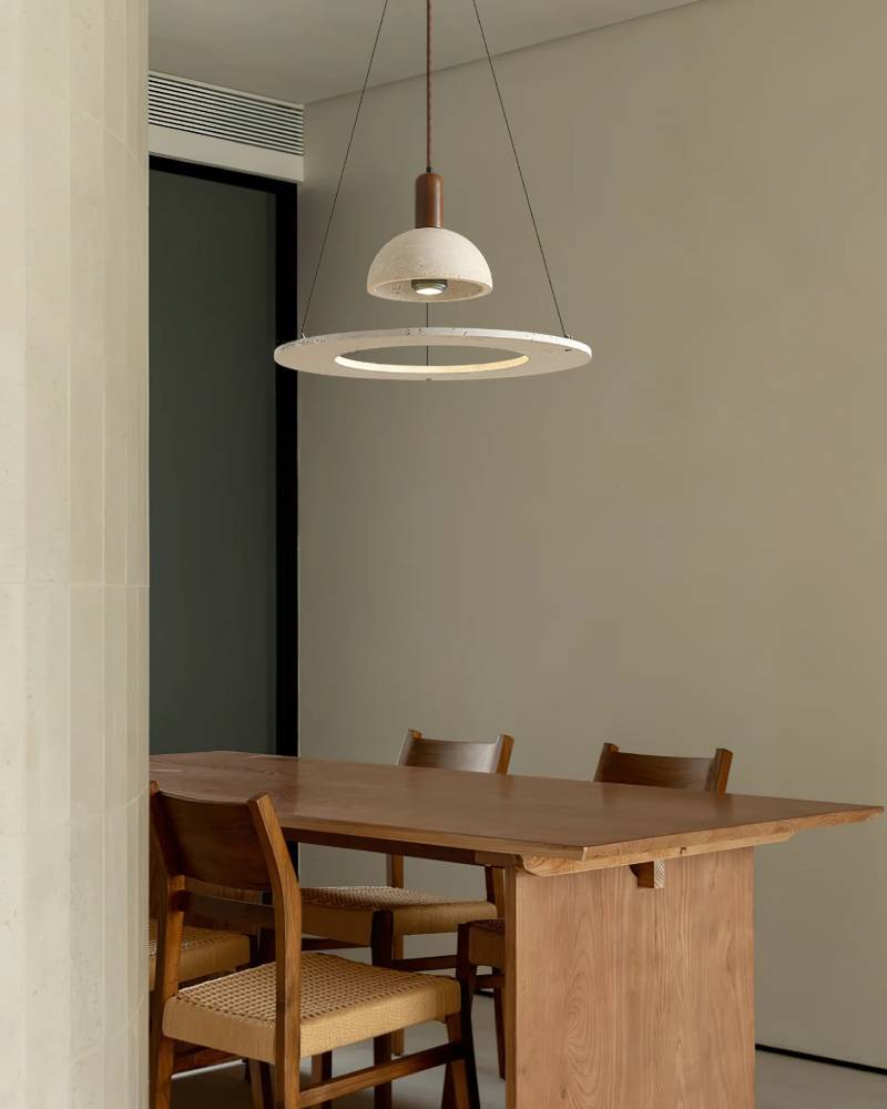 Travertine Chandelier for Living Room Decor OpalDwell