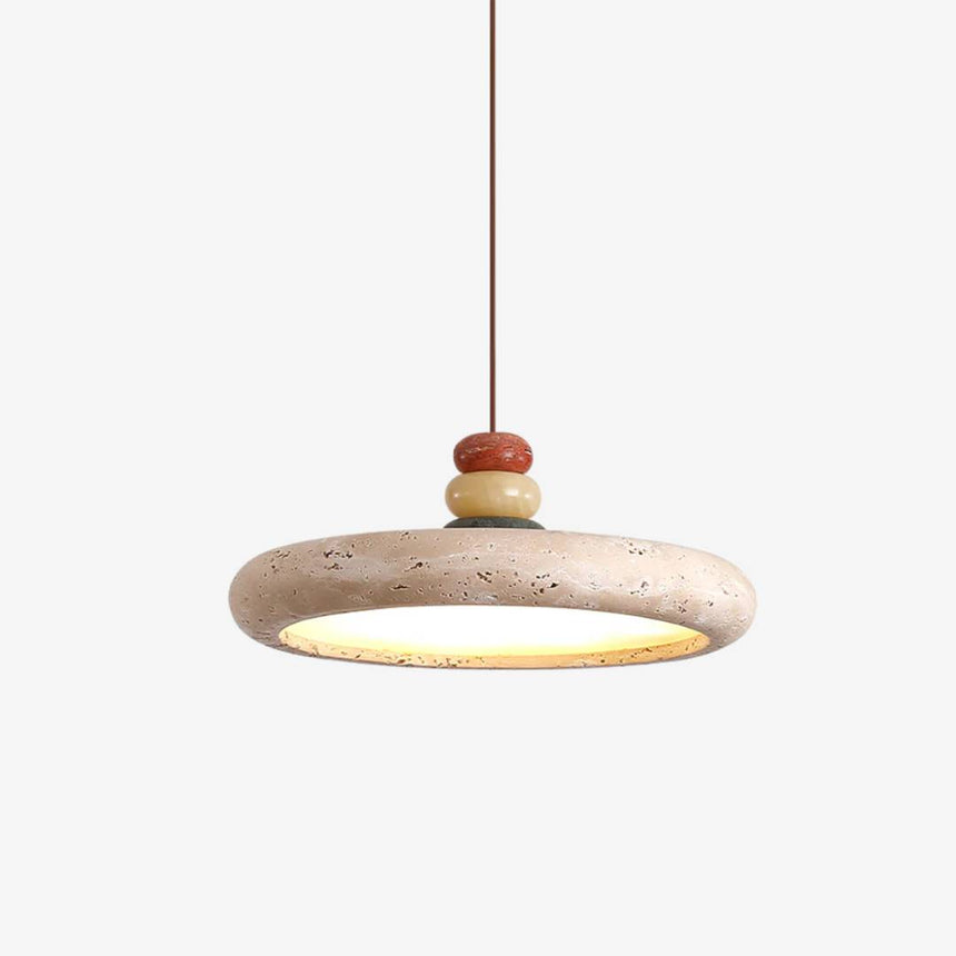 Sculpted Pendant Light for Dining Area OpalDwell