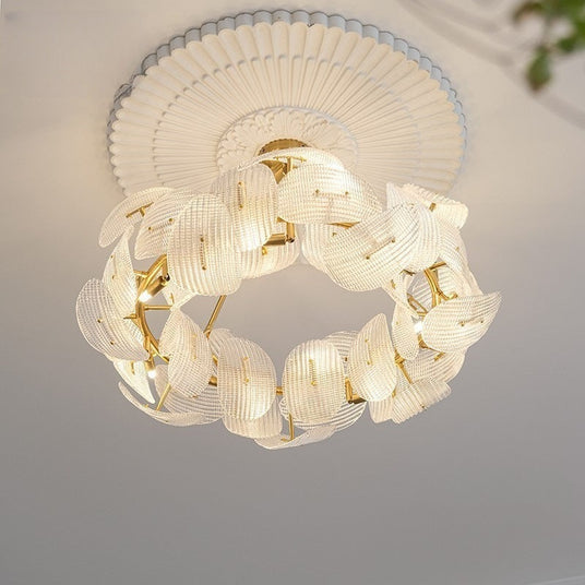 Contemporary Chandelier Fixture Detail