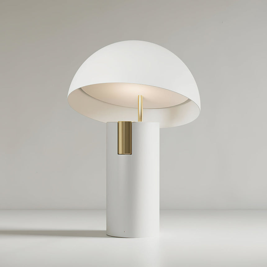 Glass Table Lamp with warm glow lighting | OroDwell