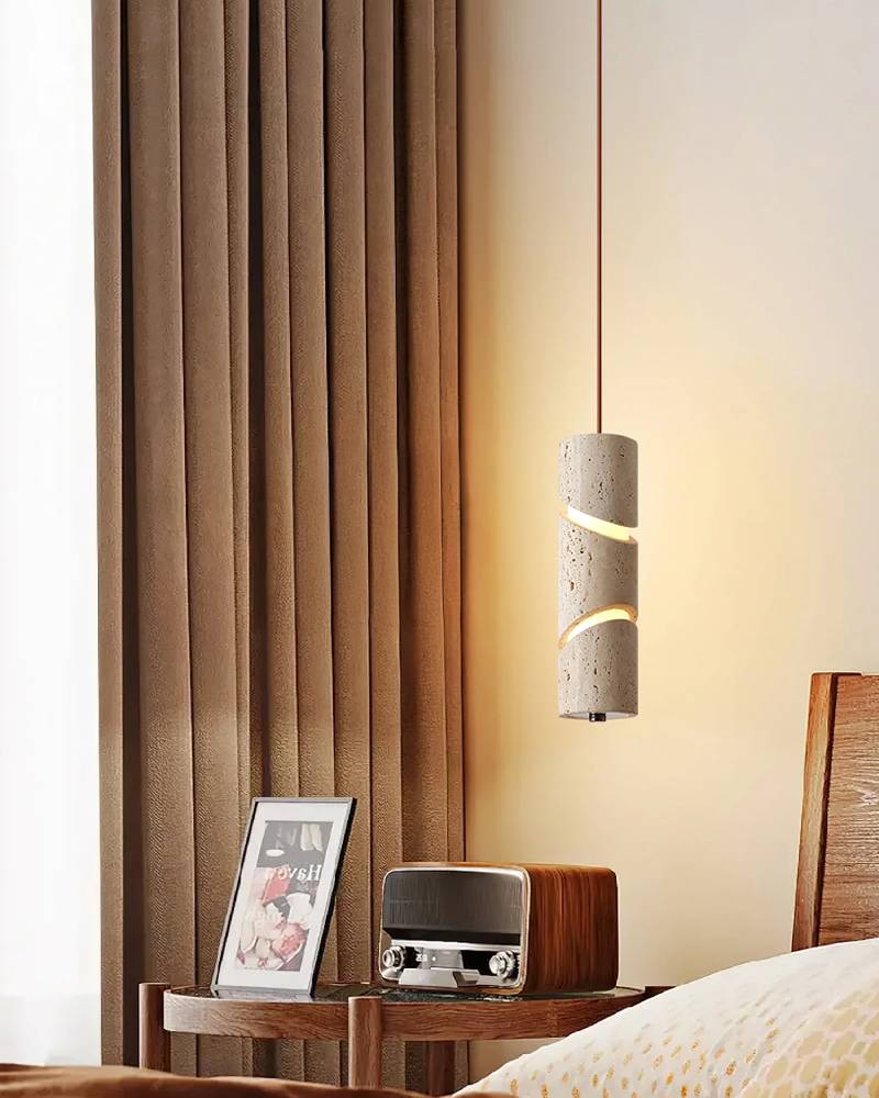 Warm Ambient Pendant Light Close-Up Detail OpalDwell