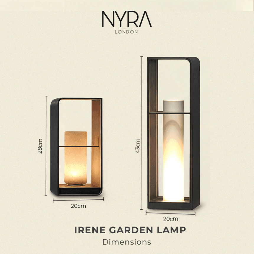 Garden Lamp Wedge Base Outdoor Design