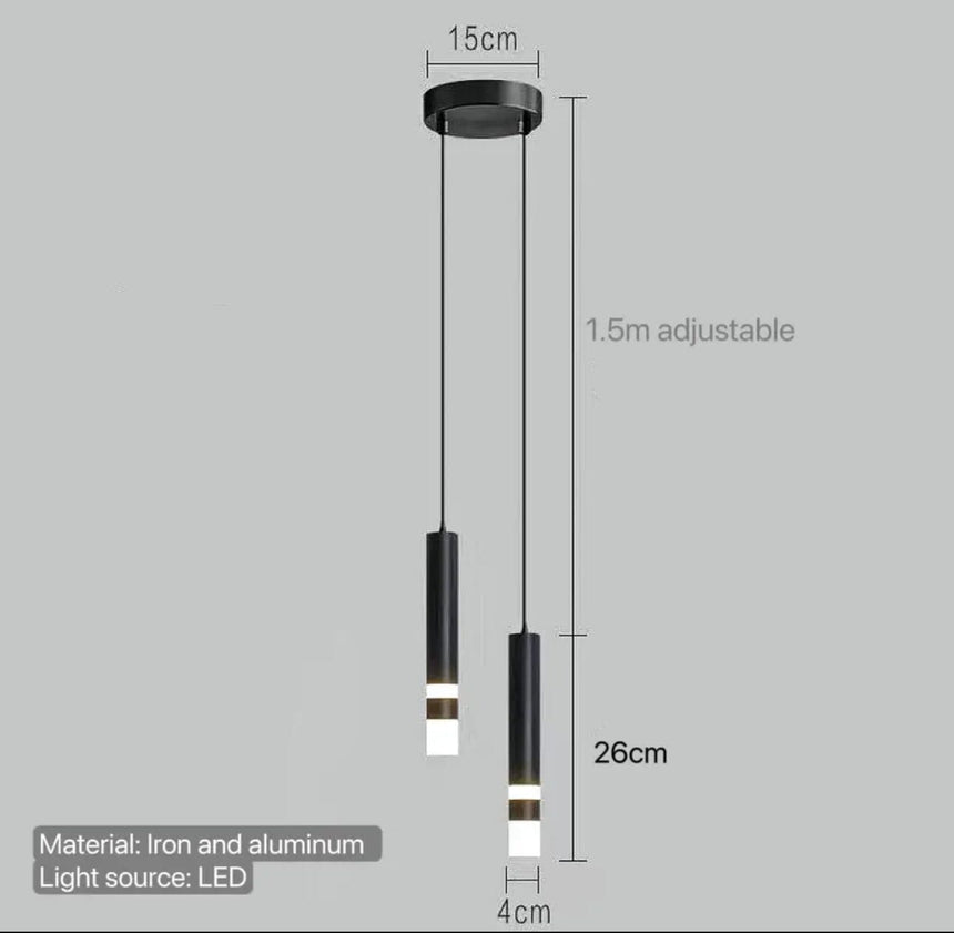 Warm 3000K LED pendant for cozy meals