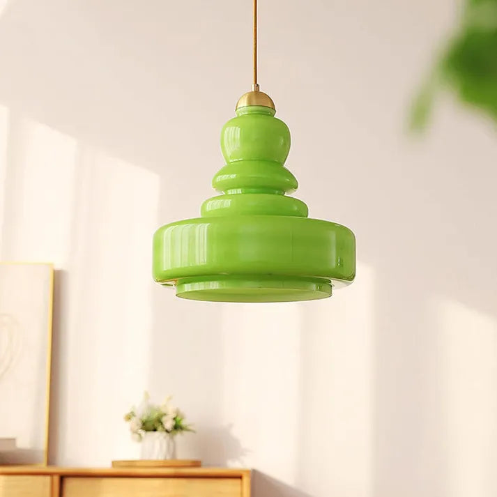 Glass and Metal Pendant Light for Modern Homes