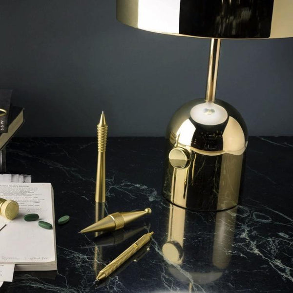 LumaNex Acrylic Table Lamp lifestyle scene – bedroom | OroDwell