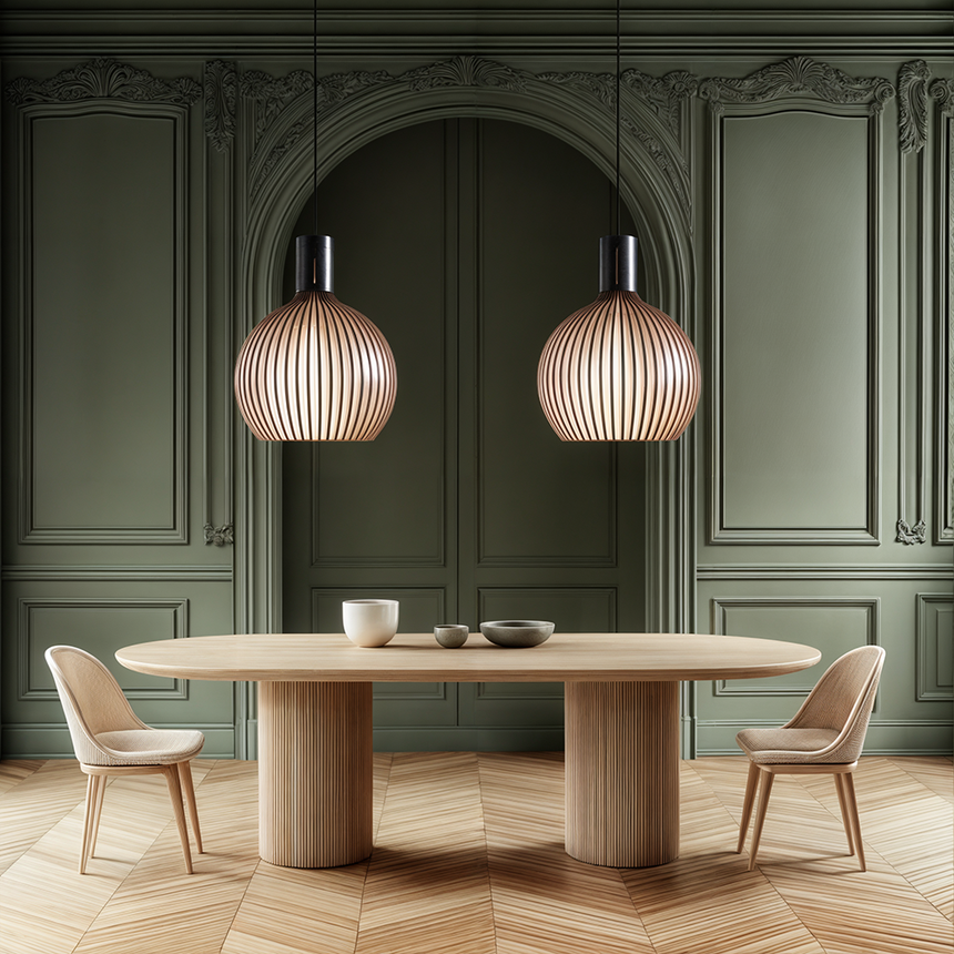 Bamboo pendant light large size variant view