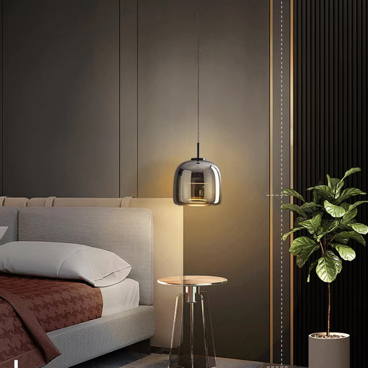 Nordic Black Glass Pendant Lamp for Contemporary Kitchens