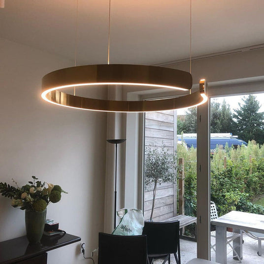 pendant light close-up round design