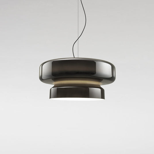 Sculptural Glass Pendant Light for Dining Room