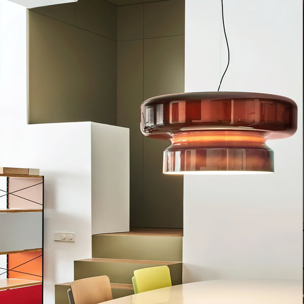Organic Form Pendant Light Base Detail